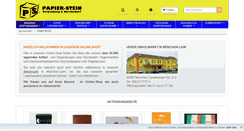 Desktop Screenshot of papierstein.de